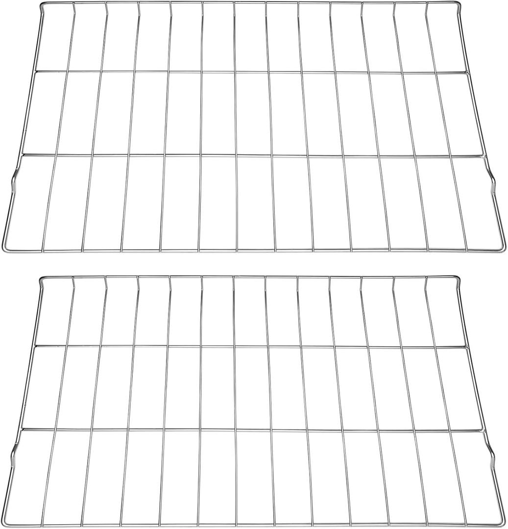 Upgraded 2Pcs 304 Stainless Steels MHL63411403 Oven Rack Compatible with LG Range/Stove LDG4313ST LREL6323S, Replace MHL63531403 MHL63411401 MHL63411402 MHL62112101, 24.8 X 16.2 in