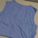 PRETTYGARDEN Women's Ribbed Tank Tops 2026 Summer Cap Sleeve Slim Fitted Knit Basic Casual Tee Shirts Trendy Fashion Clothes (Sky Blue, Medium)