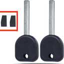 MechanMagic Key Fob Replacement Fits for Buick Chevrolet GMC 2010-2021 Uncut Transponder Ignition Car Key B119 HU100 46chip (Set of 2)