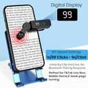 Auto Clicker Smart Tapper for iPhone iPad Android TikTok - Auto Touch Device with 107 Adjustable Speed, Rechargeable,Wireless,Instant Clicker for Live Stream Likes, Social Media Tasks, Black