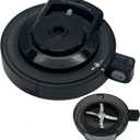 Replacement Outer Bowl Lid and Paddle, compatible with Ninja Creami Ice Cream Maker: NC500, NC501, NC501H, NC501HBL and NC501HGN Series (Outer Bowl Lid+Paddle)