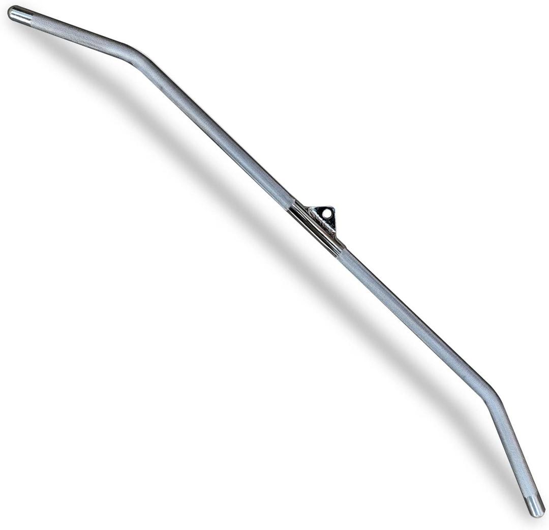 Lat Pulldown Attachments for Cable Machine, 29/39/ 48 Inch Wide Grip Lat Pull down Bar with Non-slip Handle, Lat Bar for Home Gym Tricep Bar Training