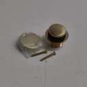 Esnbia Bath Tub Drain and Overflow Kit, Replacement Bathtub Drain Trim Kit with 2-Hole Overflow Faceplate and Universal Fine/Coarse Thread, Brushed Gold (Brushed Gold)