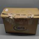 Serta Hotel Collection Bed Pillows Queen/Standard Size Set of 2, 400 Thread Count 100% Cotton Cover, Medium Firm, Support Gusseted Down Alternative Pillow for Back, Stomach or Side Sleepers, 18" x 26