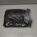 Iduontis Magnetic Screen Door - Fits Door Opening 36 x 82 in, Actual Screen Size 38"x83", Hands Free Mesh Partition,Heavy Duty Curtain Keeps Bugs Out, Frame Hook & Loop, Pet and Kid Friendly (Polyester-Black)