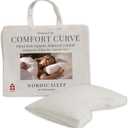 Fossflakes Comfort Curve Neck Pillow 16x24, Soft for Back & Side