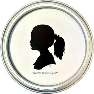 Silver 10" Round Frame