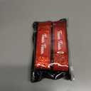 Teun Teun Glitter Weight Lifting Wrist Straps  24-Inch Cotton Gym Straps with Neoprene Padding for Deadlifts, Powerlifting, and Strength Training (Red)