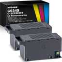 Hosaam C9345 Ink Maintenance Box Replacement for WF-7840 ET-16650 ET-16600 ET-8550 ET-5850 ET-5880 ET-8500 WF-7820 WF-7310 ET-5800 EC-C7000 ST-C8000 ST-C8090 Printers (C12C934591/PXMB9/C9345)(2 Packs)