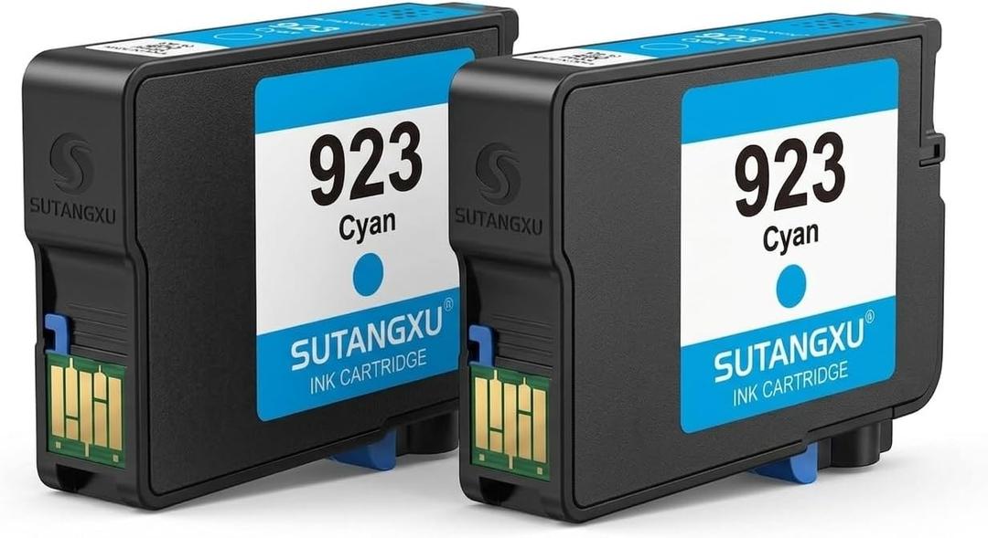 Ink Cartridges High Yield Replacement for 923 2 Cyan