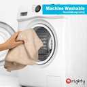 Orighty 6 Pack Brown Hand Towels - Quick Drying & Absorbent Microfiber Gym Towels 16x28 inches - Lightweight & Thin White Yoga Towel - Multi-Purpose Camping Towel for SPA, Hotel & Bathroom