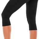 SINOPHANT High Waisted Leggings for Women - Full Length Capri Buttery Soft Yoga Pants for Workout Athletic (Large-X-Large, Black)