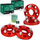 YHTAUTO 5x4.5 Hub Centric Wheel Spacers 1.25 Inch Fits Toyota, Lexus & Scion Models, Camry, RAV4, Prius, Avalon, RX, 5x114.3mm 5 Lug Tire Spacers w/ 12x1.5 Studs 60.1 mm Hub Bore, 2 PCS