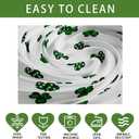 XCHI Watercolor Green Shamrocks Clovers St. Patrick's Day Tablecloth Rectangle Table Cloth Washable Table Covers for Indoor Dining Home Party Decorations 60x104 Inch