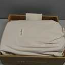 Double Stitch 100% Organic Cotton Duvet Cover - Soft 3 Piece Bedding Set Queen Size, 300 TC Luxury Hotel Sateen Weave, GOTS Certified Long Staple Cotton, Made in India, Vintage Indigo (01 - Pure White)