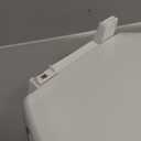 KOHLER K-4774-0 Brevia Elongated White Toilet Seat with Quick-Release Hinges And Quick-Attach Hardware For Easy Clean, White