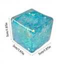 Premium Block Cube Squishy Ice Cube Squishies for Adults, Squishy Cube, Stress Cube (Green)