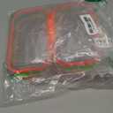 Hoolerry 4 Pcs Hard Clear Zipper Case Makeup Bags Plastic Pencil Pouch Transparent Storage Box Containers for Cosmetics, Snacks, Building Blocks, Puzzles(7.5 x 3.9 x 2 in)