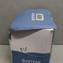 SUSTEAS Stove Top Whistling Tea Kettle - Food Grade Stainless Steel Teakettle Teapot with Cool Touch Ergonomic Handle, With 1 Silicone Pinch Mitt Included, 2.64 Quart(BLACK)