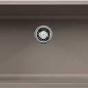 BLANCO, Truffle 441297 PRECIS SILGRANIT Super Single Undermount Kitchen Sink, 32" X 19"