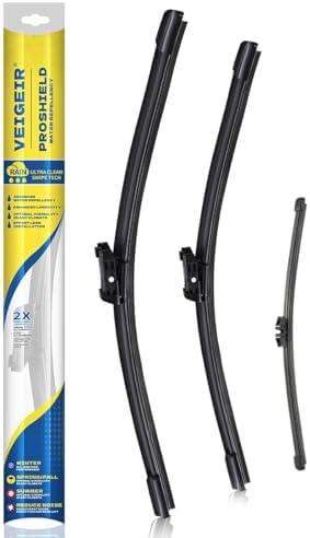 3 Pack Windshield Wiper Blades Compatible with BMW X3 2018-2023 BMW X4 2019-2023 Original Factory Quality Front Rear Wipers Blade Set for My Car - 26" 20" 11"