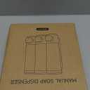 Shampoo and Conditioner Dispenser,Shower Soap Dispenser 3 Chamber No Drill Wall-Mounted Shampoo Dispenser for Shower Wall Mounted Shower Dispenser for Bathroom Hotel Large Capacity,Black