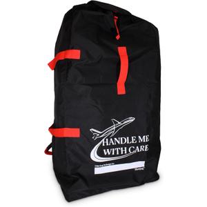 Large Stroller Travel Bag for Airplane, for Single Standard & Double Strollers, Water-Resistant Padded Stroller Cover Stroller Check Bag for Air Travel, Black