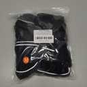 Fleece Dog Coat forDog,Pullover Pajamas Jumpsuit Bodysuit Puppy Coats with Legs, Pet Windproof Warm Cold Weather Jacket Full Body Vest Cozy Snowsuit Outfit Clothes (Black, M)