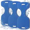 MiniInflat 3 Pcs Foam Water Saddle Adults Swimming Pool Floats Foam Saddle Seats Long Reliable Lounger for Adults Beach Pool Lake Water Park, 27.6 x 15 x 1.3 Inch(Blue)