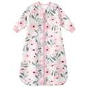 Yoofoss Baby Sleep Sack 0-6 Months 1.0 Tog Long Sleeve Sleep Sack Cotton Wearable Blanket for Newborns 2-Way Zipper Quilted Sleeping Sacks(Small)