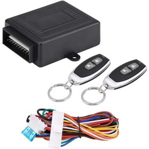 Keyless Entry System, Universal Car Remote Central Door Lock System with 2 Button Remote Control Transmitter