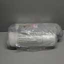 AAAAAcessories D-Shaped Chair Cushions, Featuring Ties and Removable, Machine-Washable Cover, 2'' Thick Seat Pads for Kitchen and Dining Rooms, 17'' x 16'', Set of 6, Pinstripe Dark Gray