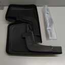 Custom Molded Mud Guards for OE Fender Flares; Front and Rear, F150, 2015-2020 