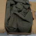 MIULEE Decorative Linen Euro Sham Pillow Covers 22x22 Inch Dark Olive Green Boho Farmhouse Neutral Spring Couch Throw Pillows for Bed Pack of 2 Accent Modern Pillowcase Sofa Livingroom Home Decor