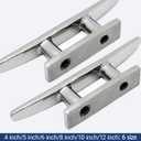 Boat Cleat Stainless Steel Marine Dock Cleat Boat Rope Tie Cleat Boat Mooring Accessories