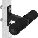 Nordic Hamstring Curl Squat Rack Attachment, Sit Up Assistant Device Abdominal Core Workout, Bulgarian Split Squats, for Power Rack Power Cage