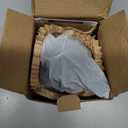 BosilunLife Ceramic Automatic Soap Dispenser with Extended Pump Nozzle, 3 Adjustable Levels, Touchless Foam Hand Wash Foaming Dispenser for Bathroom & Kitchen, Embossed Wave Design, White, 10oz