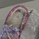 K KomForme Toddler Sneakers for Girls Boys Slip On Canvas Walking Shoes (11 Little Kid, Purple Glitter)