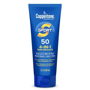 Coppertone SPORT Sunscreen Lotion Broad Spectrum SPF 50 (3 Fluid Ounce) 