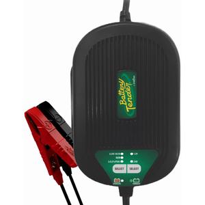 Battery Tender 5 AMP Selectable 12V / 24V Battery Charger and Maintainer - Switchable 5 AMP / 2.5 AMP Onboard Marine for Boat Watercraft - Screw Mountable Heavy Duty Weather Resistant - 022-0258-DL-WH