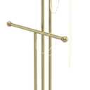 Umbra Trigem Hanging Jewelry Organizer Tiered Tabletop Free Standing Necklace Holder Display, White/Gold