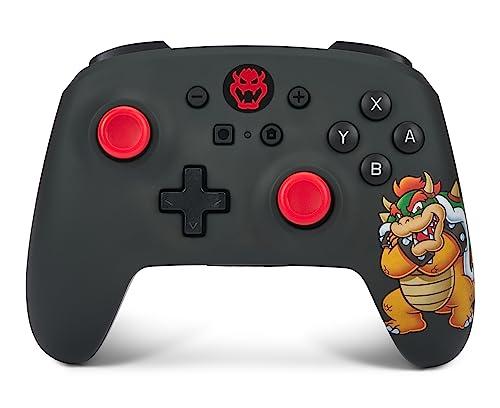 PowerA Wireless Controller for Nintendo Switch/Switch Lite/OLED Model - King Bowser, AA Battery Powered (Battery Included), Officially Licensed by Nintendo
