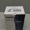 SIMPLETASTE Milk Frother, 4-in-1 Electric Milk Frother and Steamer, Automatic Warm and Cold Foam Maker and Milk Warmer for Latte, Cappuccinos, Dark Blue (Medium)