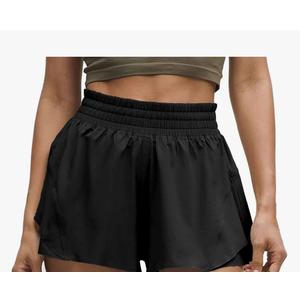 MCEDAR Running Shorts for Women High Waisted with Liner Athletic Shorts Quick Dry Workout Shorts, M