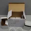 Tessco 4 Pieces Ribbed Glass Cups with Straws 8.8 oz Ripple Drinking Glasses Set Fluted Glassware Ribbed Origami Style Cup for Iced Coffee, Cocktail, Water, Juice, with 4 Glass Straws and Straw Brush