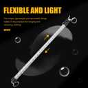 Garneck Telescopic Clothesline Pole: 19-50Inch Adjustable Clothes Hook Rod Aluminum Alloy Drying Stick for High Reach Garment Detachable Laundry Hanger for Shutters Ceiling