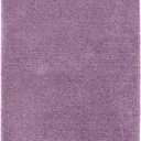 Garland Rug Traditional Nylon Washable Purple 24" X 40" Bath Rug - Soft, Absorbent, And Stylish for Your Bathroom