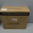 Vinyl Record Players Turntable with Speakers Wireless Receiver 3 Speed RPM LP Phonograph Belt-Driven Headphone AUX RCA Auto Stop All-in-one Turn Table for Beginners Collectors Grass Green