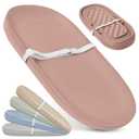 Jool Baby Waterproof Baby Changing Pad - Easy to Clean, Lightweight & Portable - Large Foam Cushion for Comfort (Rose)