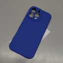 LOVE 3000 Designed for iPhone 16 Pro Max Case, Premium Silicone with [Soft Anti-Scratch Microfiber Lining] Shockproof Protective Phone Case for Men Women Girls 6.9", Klein Blue